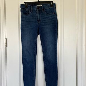 Madewell Blue Skinny Jeans